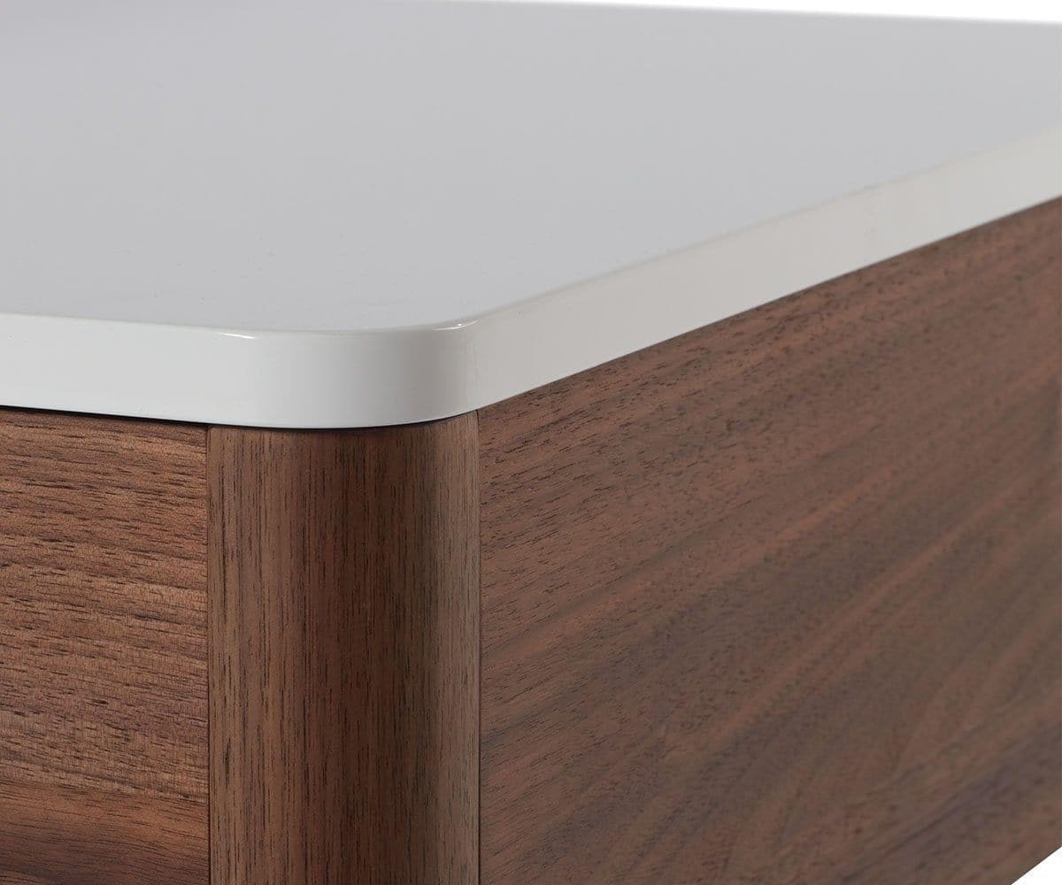 Table basse de rangement à plateau relevable Enna 