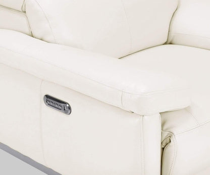 Fauteuil inclinable électrique en cuir Voss