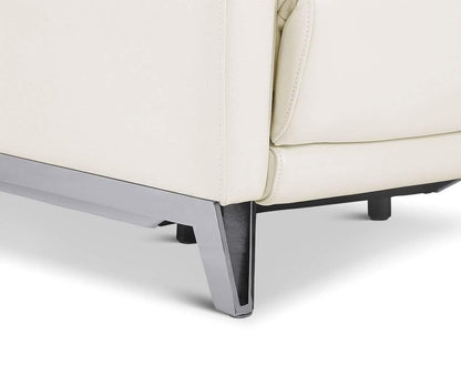 Fauteuil inclinable électrique en cuir Voss