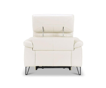 Fauteuil inclinable électrique en cuir Voss