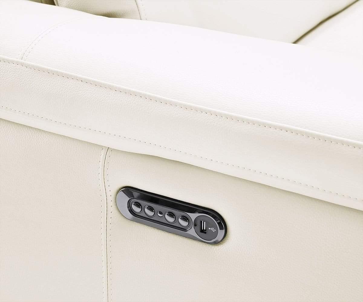 Canapé inclinable électrique en cuir Voss