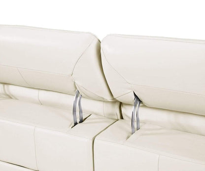 Canapé inclinable électrique en cuir Voss