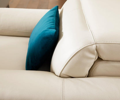 Fauteuil inclinable électrique en cuir Voss