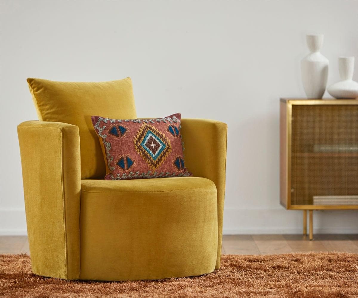 Housse de coussin lombaire brodée Kinsfolk