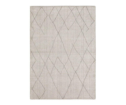 Tapis Tribal Diamant Karastan Tanger - Argent