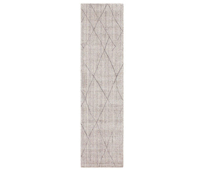 Tapis de couloir Karastan Tangier Tribal Diamond - Argent
