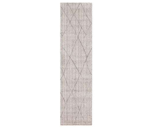 Tapis de couloir Karastan Tangier Tribal Diamond - Argent