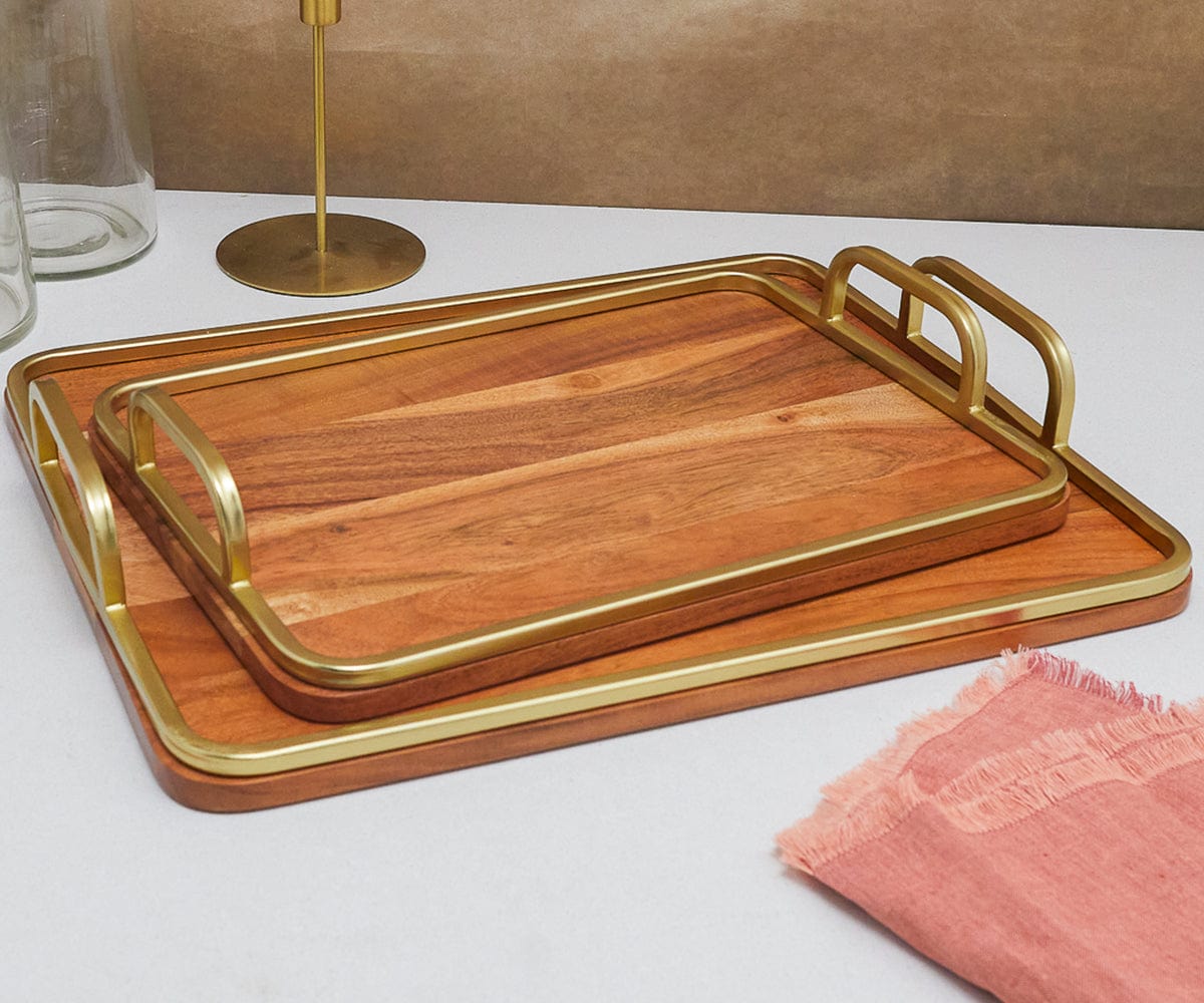 Plateaux Léon - Lot de 2