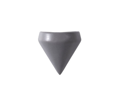 Vase mural en forme de cône de faune