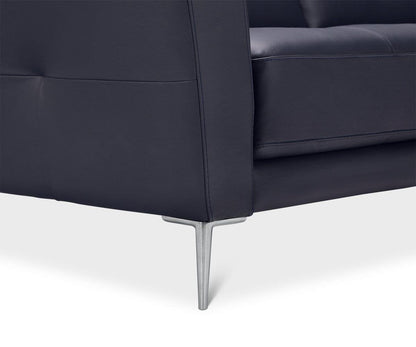 Petit canapé en cuir Liliana