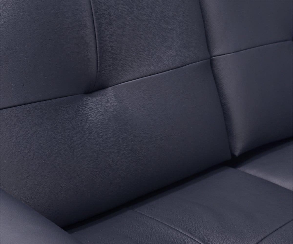 Petit canapé en cuir Liliana