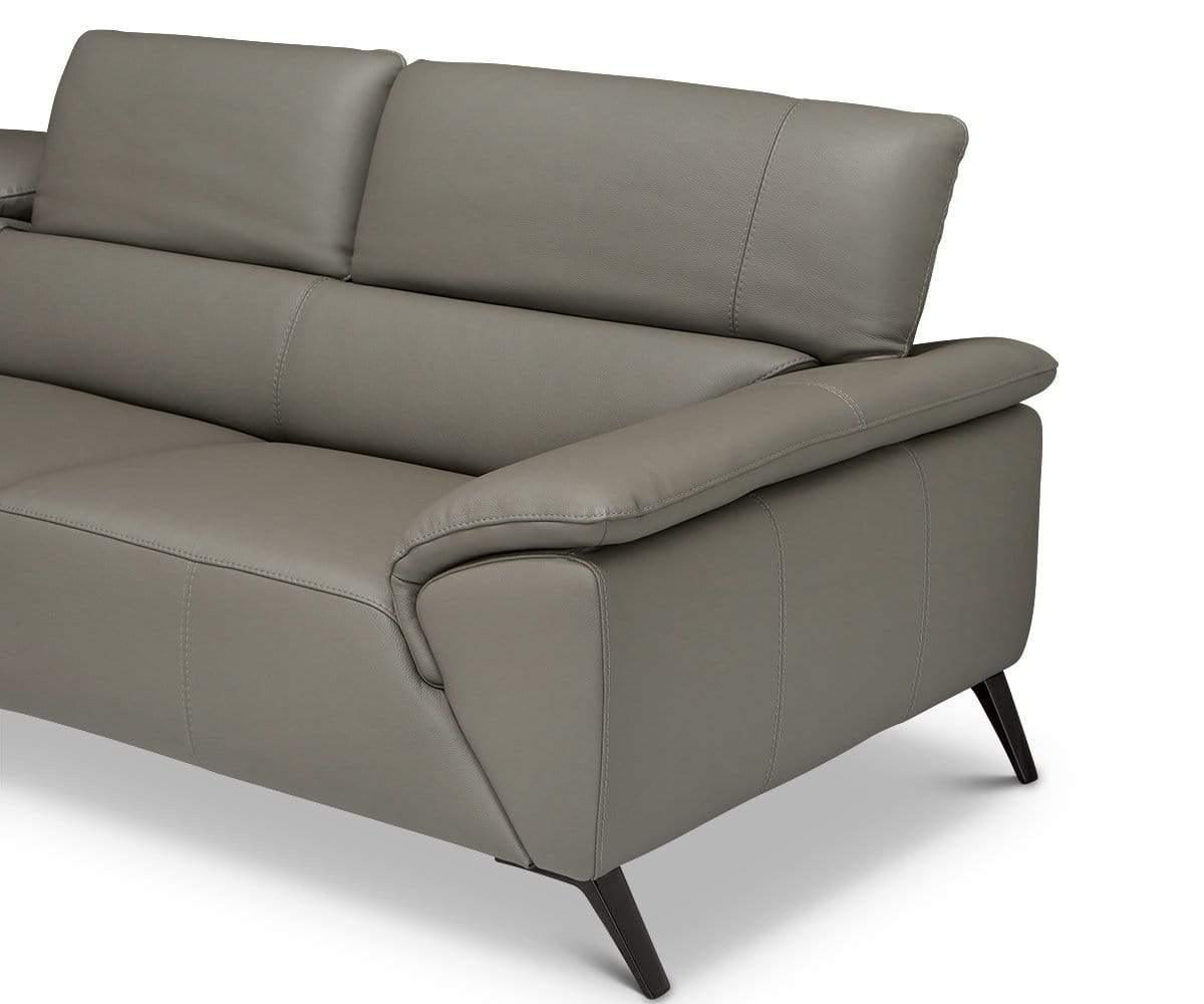 Canapé sectionnel en cuir Abella