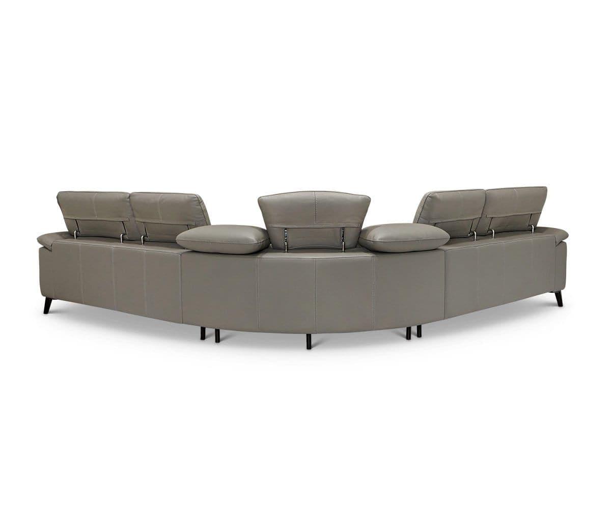 Canapé sectionnel en cuir Abella