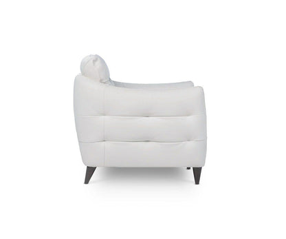 Chaise en cuir Blanca