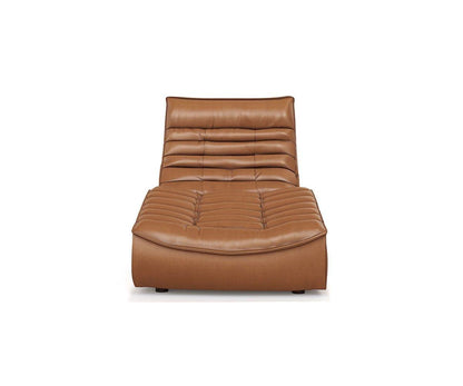 Chaise longue en cuir Diego