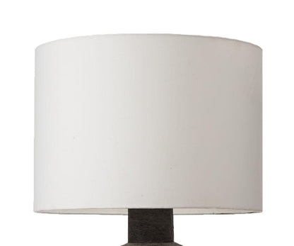 Lampe cruche en faïence