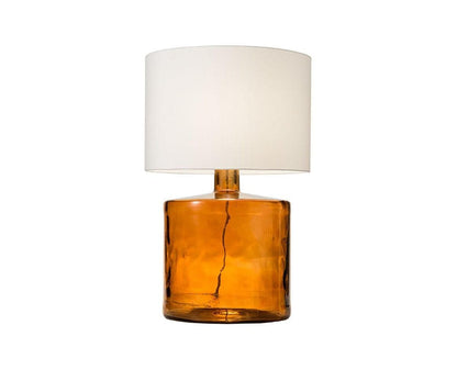 Lampe en verre translucide - Ambre