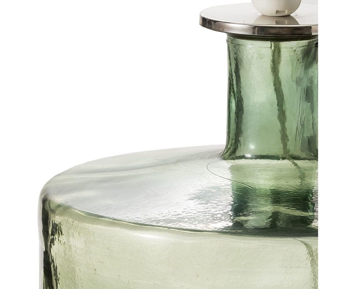 Lampe en verre translucide - Gris fumé