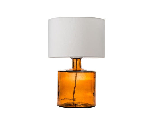 Lampe en verre translucide - Ambre