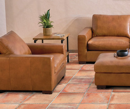 Chaise en cuir Braxten