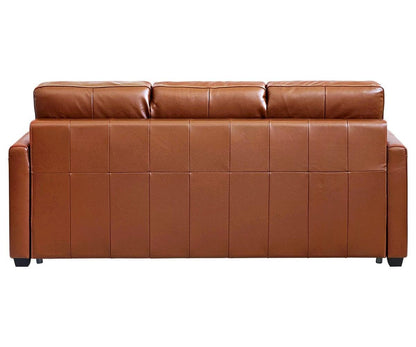 Canapé-lit queen-size en cuir Jonas