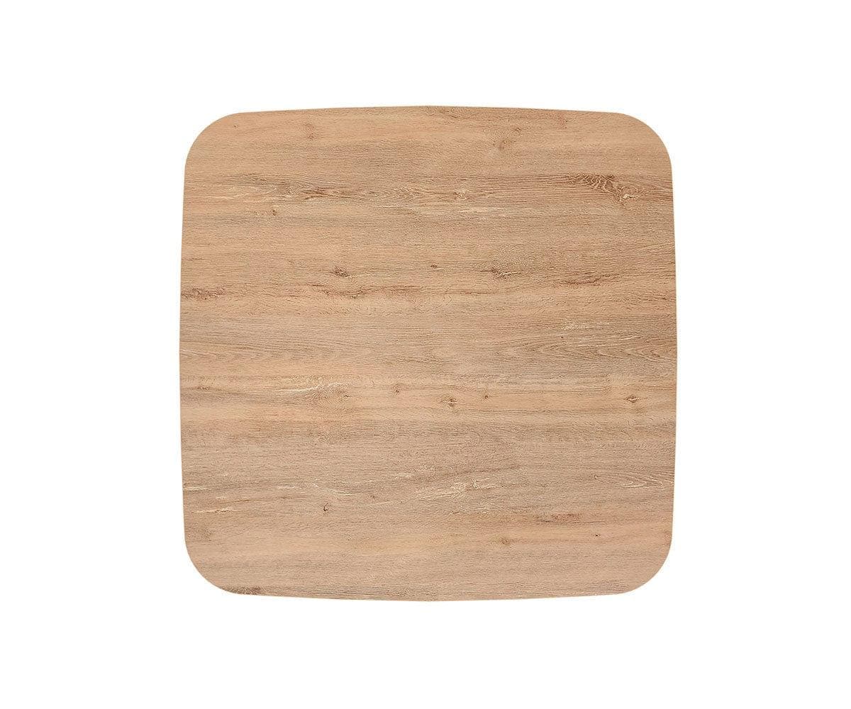 Table de réunion carrée de hauteur bar Slater