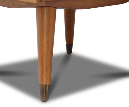 Table de chevet Bolig - Teinte noyer clair