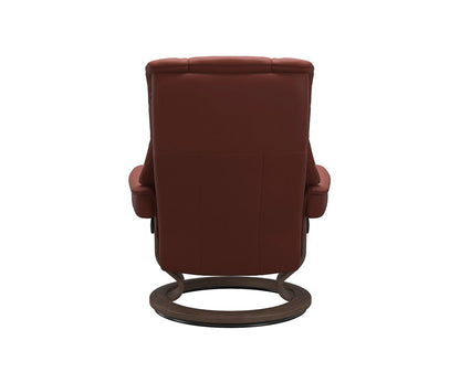 Fauteuil inclinable et ottoman Stressless® Mayfair - Henné foncé