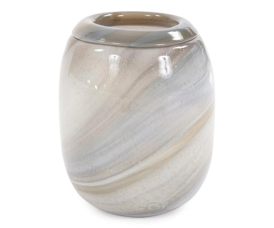 Vase en verre artistique en sable