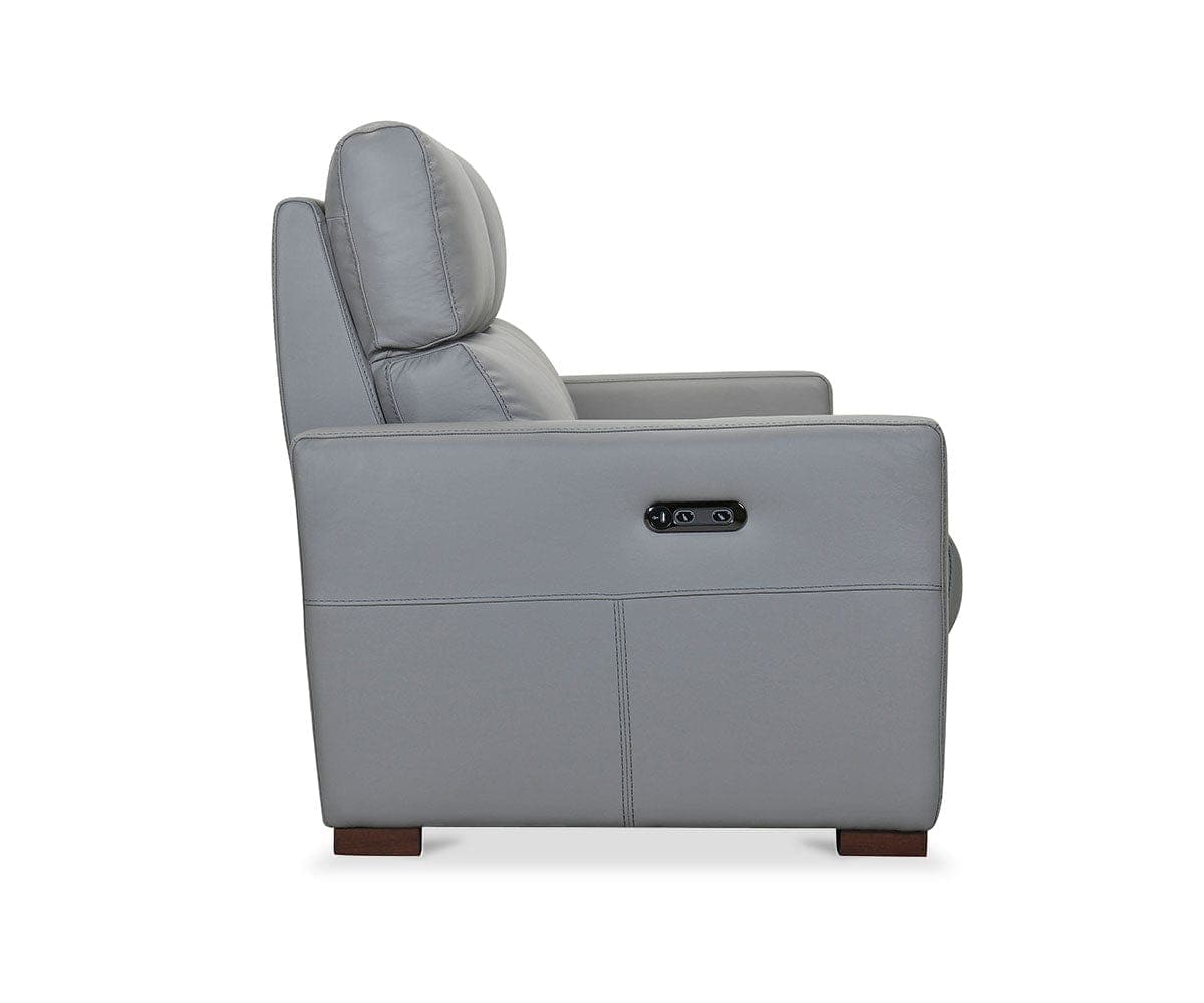 Fauteuil inclinable électrique en cuir Luka