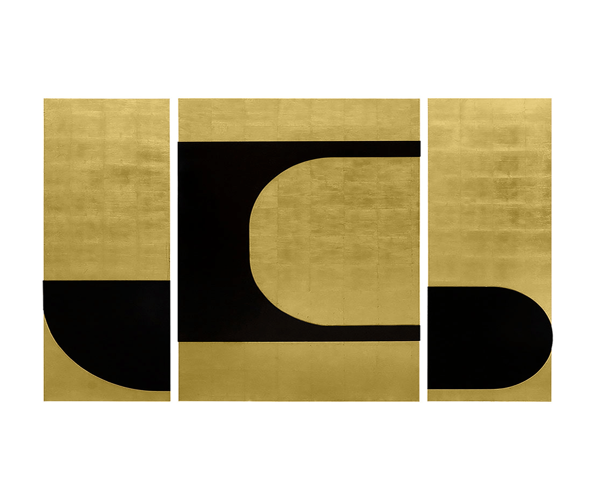 Art mural Silhouettes dorées