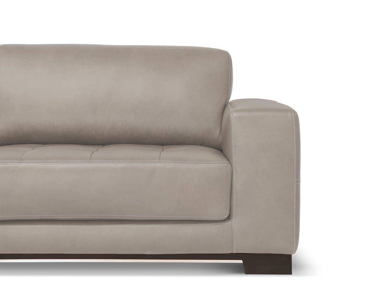 Canapé sectionnel gauche en cuir Andreas