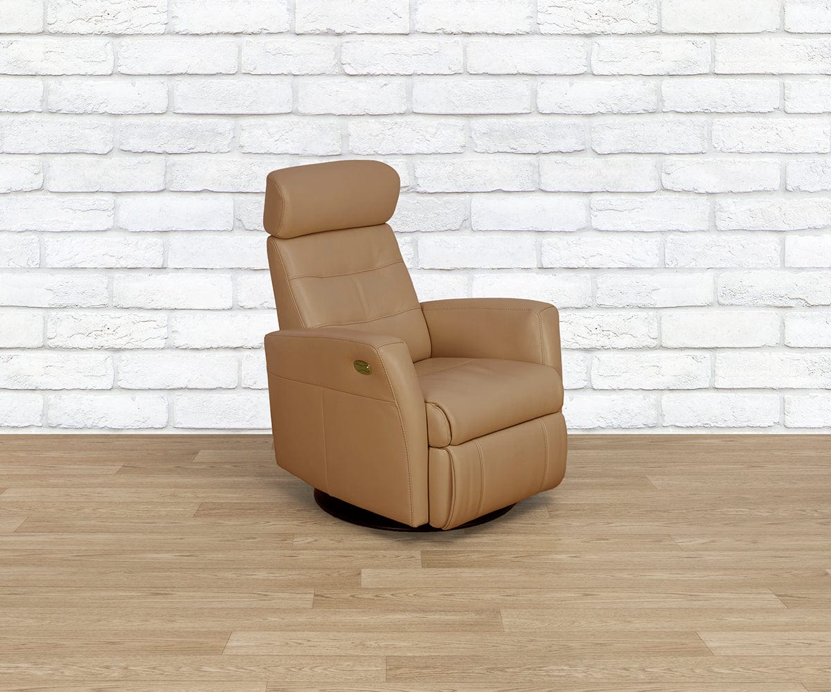 Fauteuil inclinable électrique en cuir Norrell