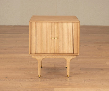 Table de chevet Hendrick Tambour II - Chêne blanc