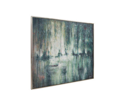 Décoration murale pluvieuse toute la journée