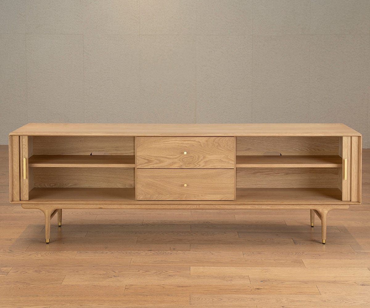 Meuble multimédia Hendrick 79 II - Chêne blanc