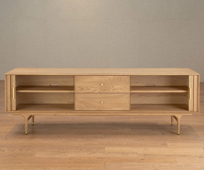 Meuble multimédia Hendrick 79 II - Chêne blanc