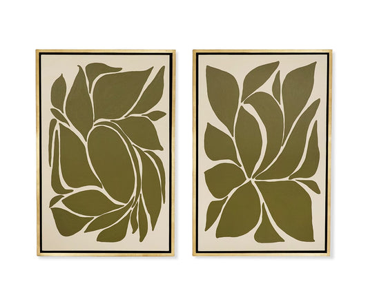 Ensemble de 2 décorations murales Timeo