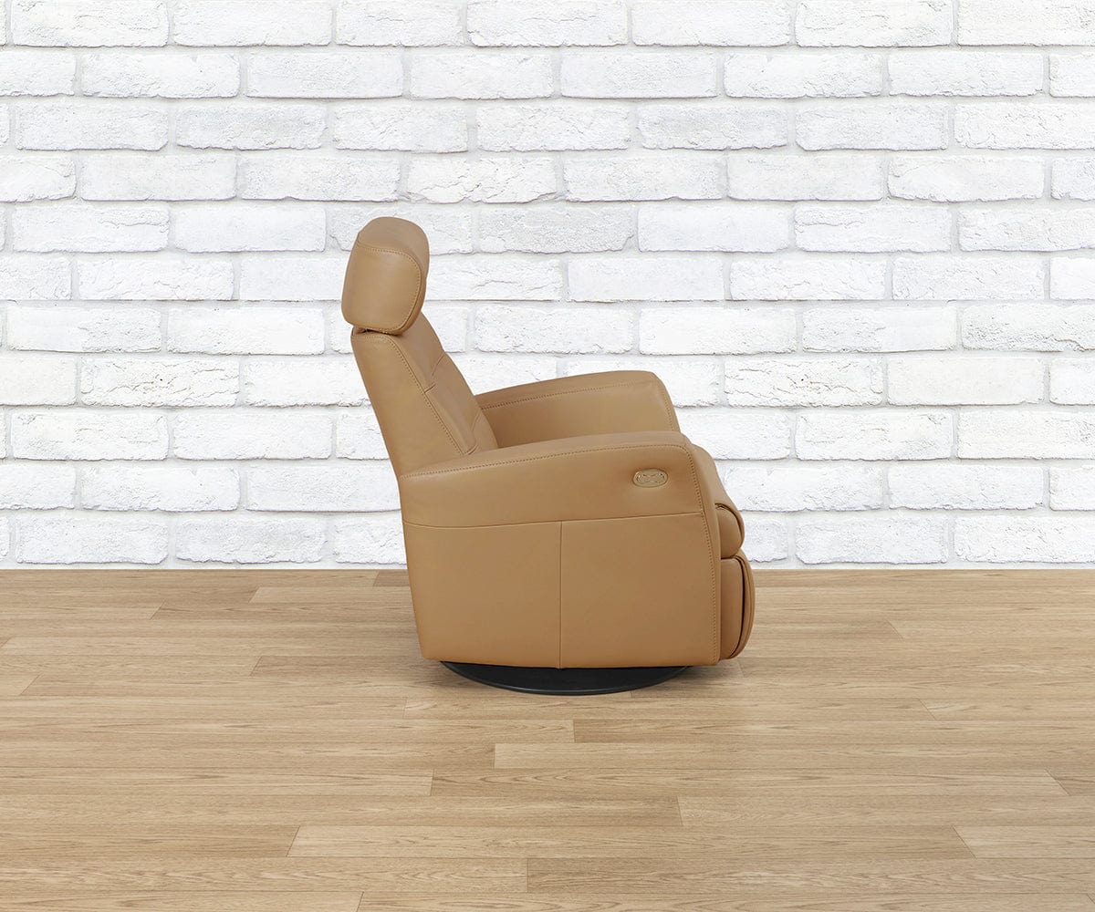 Fauteuil inclinable électrique en cuir Norrell