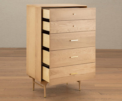 Commode haute Hendrick II - Chêne blanc