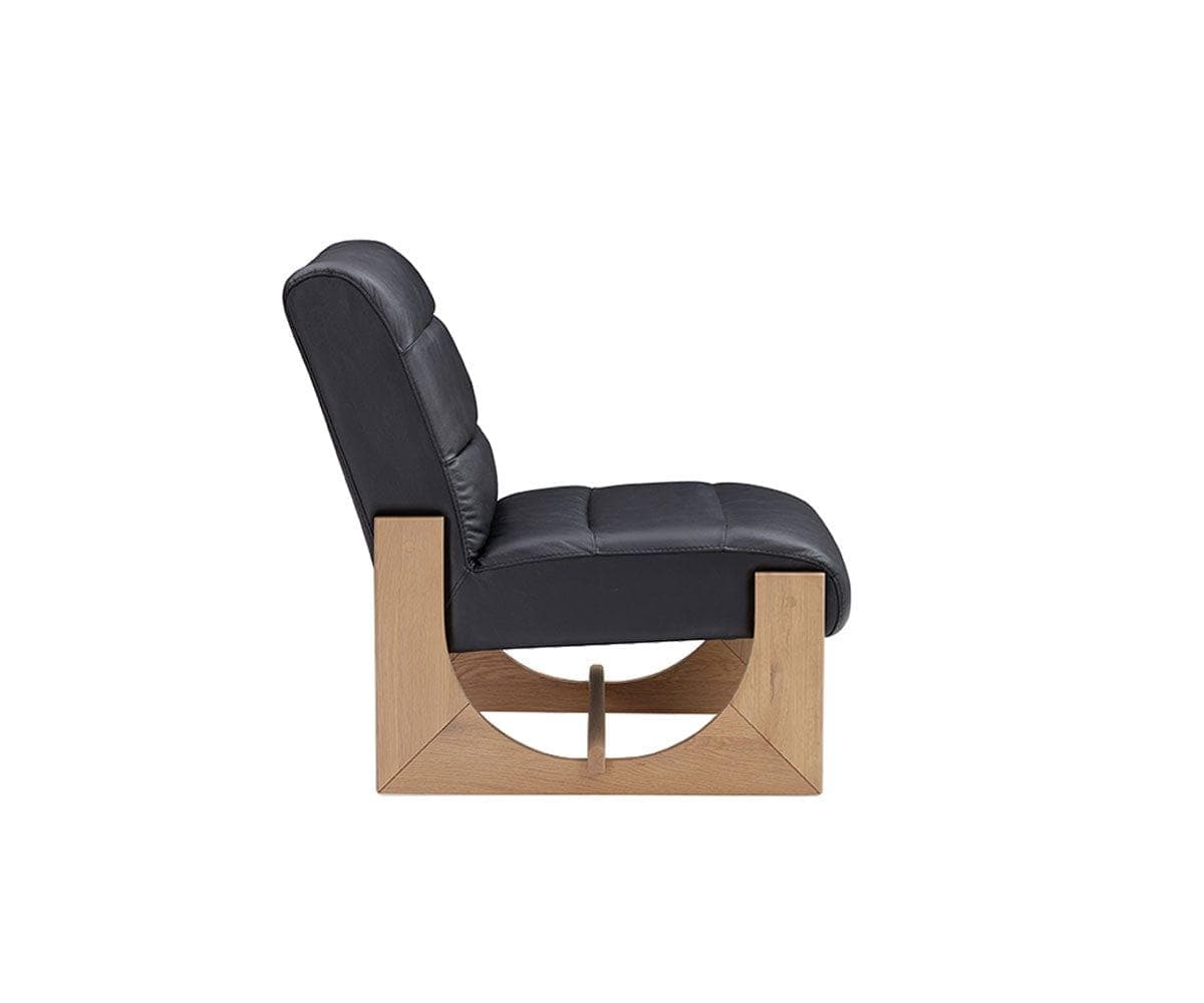 Chaise longue en cuir Unni