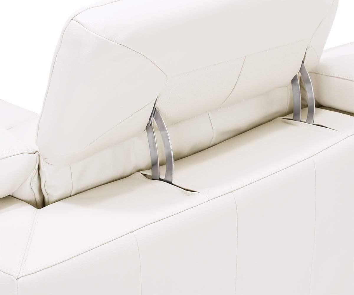 Canapé sectionnel inclinable électrique en cuir Voss