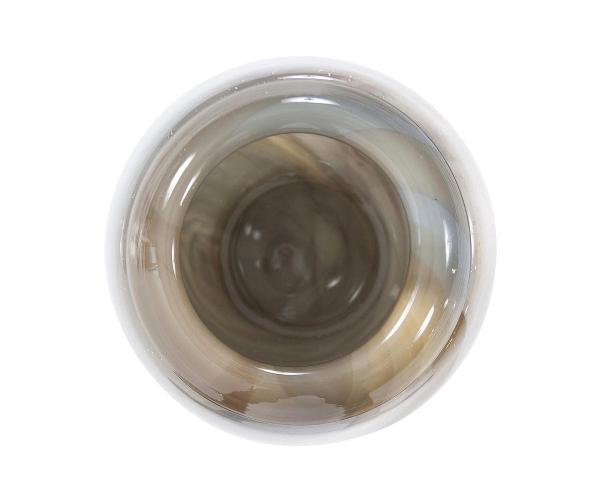 Vase en verre artistique en sable