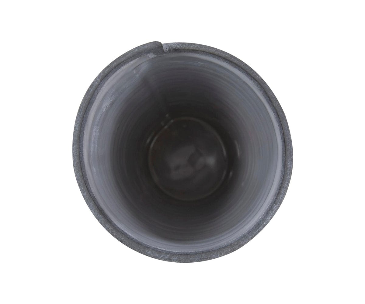 Vase roulé bicolore